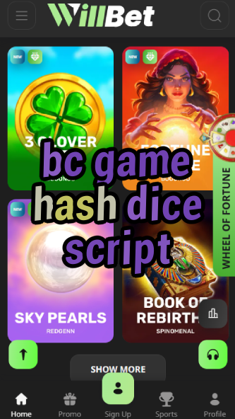 BC Game Hash Dice Script - Advanced Strategy-vz72fvrf.com